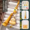 Kit de Materiales DIY Brocado de la Dinastía Song Calabaza Bolsa de Calabaza Mariposa Colgante Llavero Regalo de Año Nuevo para Niñas