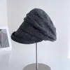 Sombrero de Pescador a la Moda Estilo Japonés con Visera Curvada para Mujer Otoño Elegante Versátil Sombrero Cubo de Carácter para Salidas de Compras Sombrero de Sol con Sombra