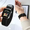Little Pony da Sorte AplicÁVEL ao Apple iwatch11 Pulseira de Relógio de Nylon Tecido Fivela Magnética s10/9/8/SE Pulseira de Relógio Feminina
