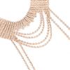 Colar Vintage Exagerado de Personalidade Irregular Cheio de Diamantes Multi-Camadas com Tassel Clavícula Colar de Strass de Alta Qualidade para Mulheres Cristal da Moda