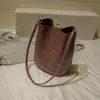 Bolsos para Mujer 2024 Nuevo Estilo Coreano Moderno Simple de Gran Capacidad Bolso Cubo de Compras Bolso de Hombro Único Cruzado Venta Directa de Fábrica
