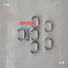 Gancho gancho en S Correa de amarre gancho Gancho para camión Fijación de tensión Gancho de triángulo plateado Accesorios de metal grueso de hierro