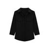 180g algodão slub algodão puro temperamento puro sexy camisa camisa de alça fina cardigã americano top feminino
