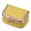 Nuevos Bolsos con Cierre Grande y Pequeño para Joyería, Anillos, Collares de Oro, Bolsas de Almacenamiento, Carteras para Monedas de Piel de Vaca de Primera Capa, Piel Genuina