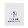 Herramientas para uñas Tarjeta de color para esmalte de uñas libro de exhibición 120 estilos de color selección placa de color tarjeta de servicio al cliente para salón de uñas