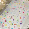 Verano 2025 Nuevos Pegatinas Láser de Estrella Dopamina para Uñas Coloridas Simples Diarias DIY Pegatinas para Uñas Adhesivo Trasero