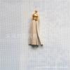 Accesorios de joyería diy de cuero Terciopelo coreano borla de 5 cm material diy hecho a mano cabeza galvanizada borla de cuerda de cuero
