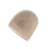 Gorro de punto cálido de moda versátil para otoño/invierno, nuevo, color liso, 100% cachemira pura, gorro para la cabeza, gorro cortavientos