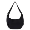 Bolsa Transversal de Nylon Personalizada para Roupas de Trabalho, Bolsa Grande Versátil Lulu Dumpling Feminina para Roupas de Trabalho, Bolsa de Ombro Impermeável de Alta Qualidade