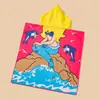 El fabricante personaliza toallas de baño para niños, ponchos, batas con capucha, estampado digital de dibujos animados, toallas de baño ponibles, personalizables con tu propio diseño
