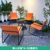 Cadeira Sofá de Rattan para Exterior Pátio Jardim Terraço Villa de Lazer Chá da Tarde Simples Combinação de Cadeira de Rattan de Três Peças