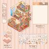 Calcomanías Creativas de Paisajismo Dibujos Animados Tres Capas Primavera, Verano, Otoño e Invierno 3D Estéreo Collage de Paisajismo Lindo DIY Calcomanías para Manualidades Venta al por Mayor