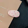 Bonita Pinza para el Cabello Ovalada de Gota de Agua con Puntos Ins Chica Versátil para Flequillo Lateral Accesorios para el Cabello Tocado