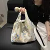 2025 Estilo Chino Bordado Literario y Artístico Fresco Chica Bolsa de Lona Bolso de Hombro Bolso de Mano para Viajar Gran Capacidad Bolsa Chaleco