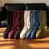 Calcetines de malla hueca de otoño sin costuras, calcetines de algodón para mujer hasta la pantorrilla, color liso retro, transpirables, versátiles, perfectos con sandalias Birkenstock, y se pueden usar como calcetines holgados