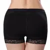 Pantaloncillos de Malla con Encaje Transfronterizos Acolchados Levanta Glúteos con Insertos para Mujer, Boxer de Control de Abdomen y Realce de Cadera