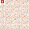 Tecido 100% algodão 40S estampado com pequenas estampas florais, adequado para vestidos femininos e infantis, camisas e artesanato DIY, disponível em estoque
