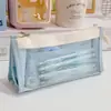 Bolsa de Lápices de Malla Transparente para Examen Casual Gran Capacidad Multicapa Almacenamiento de Papelería Caja Especial para Papelería Bolsa de Lápices para Estudiante de Secundaria