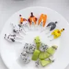 Tenedor de Fruta Oso Gatito Lonchera Palillos Cabeza de Animal Tenedor Creativo Infantil Logística Transfronteriza Tenedor con Temática de Animales