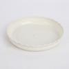 Bandeja de plástico com borda ondulada, bandeja para água, babados, bandeja para vaso de flores, chassi redondo, bandeja para fundo de vaso de rosas, fabricantes de atacado