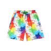 Bermuda Masculina, Bermuda Floral Solta Tendência Estilo Coreano Estampada, Bermuda Fina Grande, Bermuda Casual de Praia para Homem