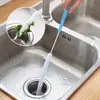 Desatascador de tuberías limpiador de cabello cepillo para limpiar lavabos herramienta de limpieza de tuberías de agua cepillo para tuberías