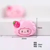 Accesorios de Resina Dibujos Animados Lindos Animales de Frutas DIY Pegamento de Crema Parche para Funda de Teléfono Móvil Parche para Refrigerador Hebilla de Zapato Material