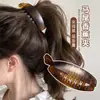 Presilha Banana para Rabo de Cavalo Alto para Mulheres, Presilha de Cabelo Sem Costura para a Parte de Trás da Cabeça, Estilo Vertical Elegante, Novo Modelo 2025 Acessório de Cabelo
