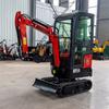 Exportado a Arabia Saudita: Mini Excavadora de Orugas, Excavadora Pequeña para Trabajos de Demolición en Interiores, Excavadora Multifuncional de 1 Tonelada