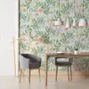 Papel pintado fresco retro fresco estilo floral pequeño nórdico floral estilo rural americano papel pintado para pared de fondo de TV