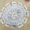 Etiquetas Lavables, Etiquetas de Lavado, Ropa, Zapatos, Sombreros, Bolsos, Etiquetas Universales de Ingredientes, Etiquetas Plegadas, Etiquetas de Talla, Etiquetas de Satén de Alta Densidad de Hilo Fino