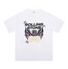 2024SS Marca de moda americana Broken Planet espuma estampada alta rua solto homens e mulheres casais manga curta T-Shirt
