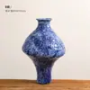 Estilo Zen Cerámica Florero Sala de Estar Estilo Japonés Retro Arte Arreglo Floral Casa de Huéspedes Nuevo Estilo Chino Sala de Té Pasillo Adornos