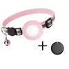 Collar para Gato Best-Seller Transfronterizo Seleccionado Cuidadosamente con Cascabel, Compatible con Airtag, Reflectante, Cubierta de Silicona del Mismo Color para Rastreo de Perros y Gatos