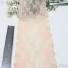 Tanglong padrão de flor de renda elástica cor creme de macaron 13cm acessório para roupas e lingerie material de renda