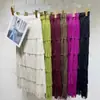 Popular Falda Midi con Borlas de Issey Miyake con un Toque de Lujo, Juvenil y Elegante, Versátil, Falda Recta Ceñida a la Cadera con un Estilo Chic