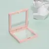 Caixa de Joias Filme PE Caixa Flutuante Transparente Anti-Oxidação Pulseira de Cristal Brincos Insígnia Embalagem de Joias Caixa de Exibição