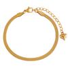 Pulsera de hueso de serpiente plana simple de personalidad de venta caliente transfronteriza de Europa y Estados Unidos, temperamento de moda para mujer, joyería de mano de acero de titanio de alta gama para combinar con todo