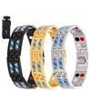 Pulseira magnética de dragão e nova de fileira dupla Moda europeia e americana pulseira masculina adesivo de fibra de carbono exclusivo transfronteiriço