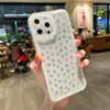 Funda para teléfono Apple 14 con diamante flash láser iPhone13 todo incluido 15promax resistente a caídas agujero fino 12 funda blanda 11