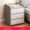 Mesa de Cabeceira Moderna Simples Mini Armário de Armazenamento Quarto Armário de Cabeceira Nórdico Moderno Pequeno Armário