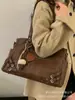 Bolso Retro para Mujer de Gran Capacidad 2025 Nuevo Otoño e Invierno Bolso Cruzado Casual Diseño de Nicho Bolso Tote de Hombro Único para Viajar