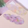 Grampo de Cabelo de Acrílico com Estampa de Nuvem Xadrez Frutas Bico de Pato Estilo Doce para Meninas Clip Lateral Versátil Nova Corrente para Celular