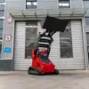 Fábrica de Origem Ht382 Mini Carregadeira de Pneus Pequena Tipo Esteira Remoção de Lixo Limpeza de Obra Empilhadeira Pequena
