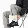 Calças Masculinas de Lã de Cordeiro Inverno Lã Grossa Quente Calças de Algodão Nordeste Outdoor À Prova de Frio Calças de Moletom Casuais da Moda
