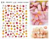 Pegatina para Uñas con Arte de Frutas Estilo Deslumbrante Little Red Book Sandía Piña Arándano Pegatina para Uñas con Arte de Frutas WG314-330