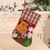 Meias de Natal, Sacolas de Presente de Natal, Meias Pequenas de Natal, Enfeites de Árvore de Natal, Itens Decorativos, Meias de Juta