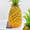 Modelo de Abacaxi Real Plástico Falso Fruta Abacaxi Exibição Fotografia de Natureza Morta Adereço Decorativo Ornamento Brinquedo