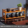Estante de Almacenamiento para Juego de Té de 5 Piezas, Estante de Exhibición de Escritorio, Mesa de Té Pequeña, Gabinete de Té, Mesa de Té, Estante de Té, Portahojas de Té y Tazas de Té