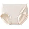 Roupa Íntima Feminina de Modal para o Verão, Antibacteriana, Respirável, Forro 100% Algodão, Não Marca, Sem Costura, Calcinha Fio Dental Triangular para Meninas, Embalada Individualmente